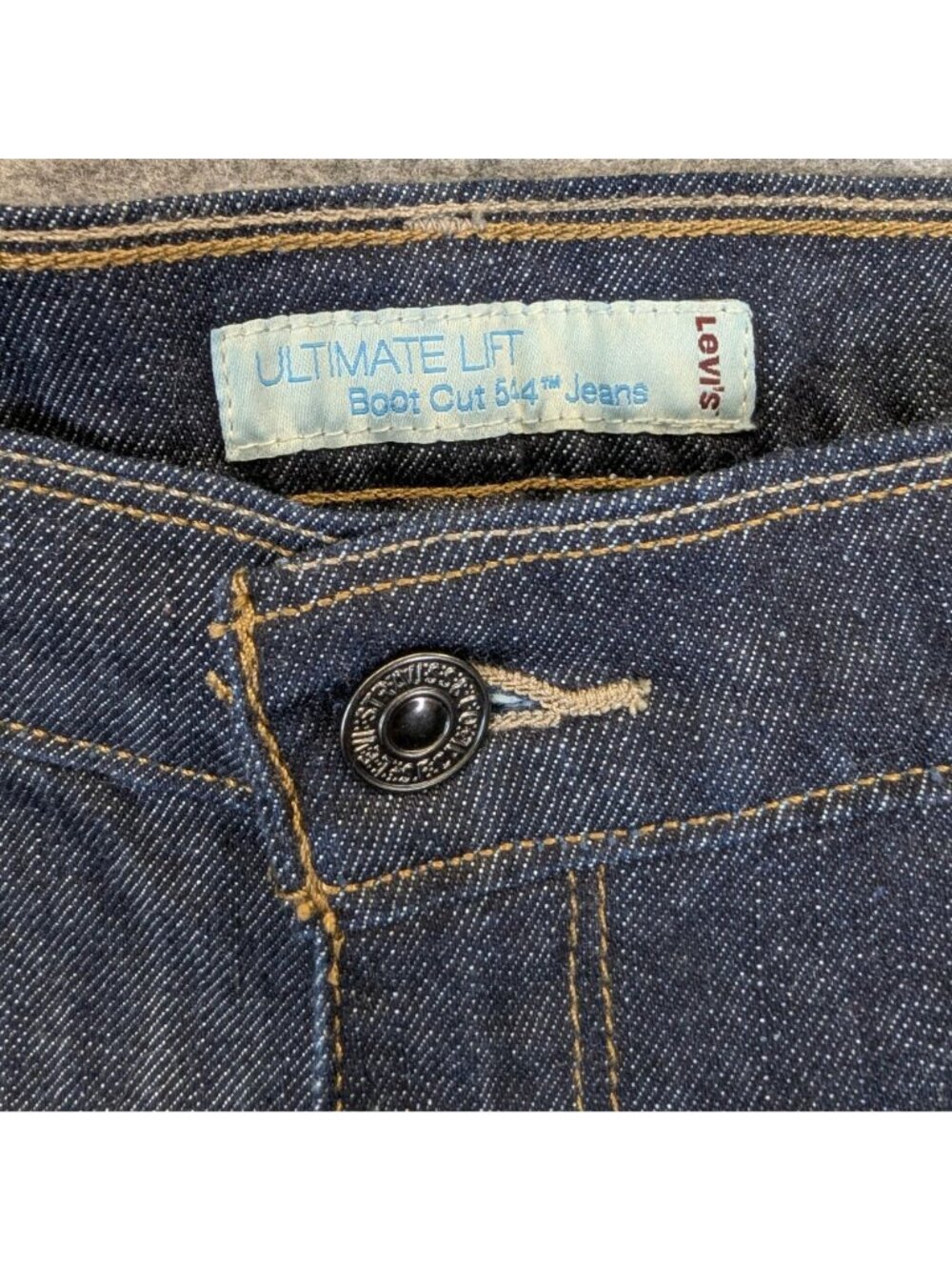 Levis 544 Womens Misses 16 Jeans VTG Ultimate Lift Boot Cut Medium Dark Wash NWT - Picture 4 of 8